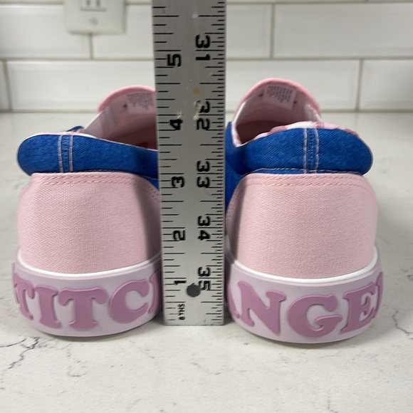 Women’s Disney Stitch Low Top Slip On Sneaker 9 1/2 NWOT Groundup w/lic STITCH - Picture 4 of 16
